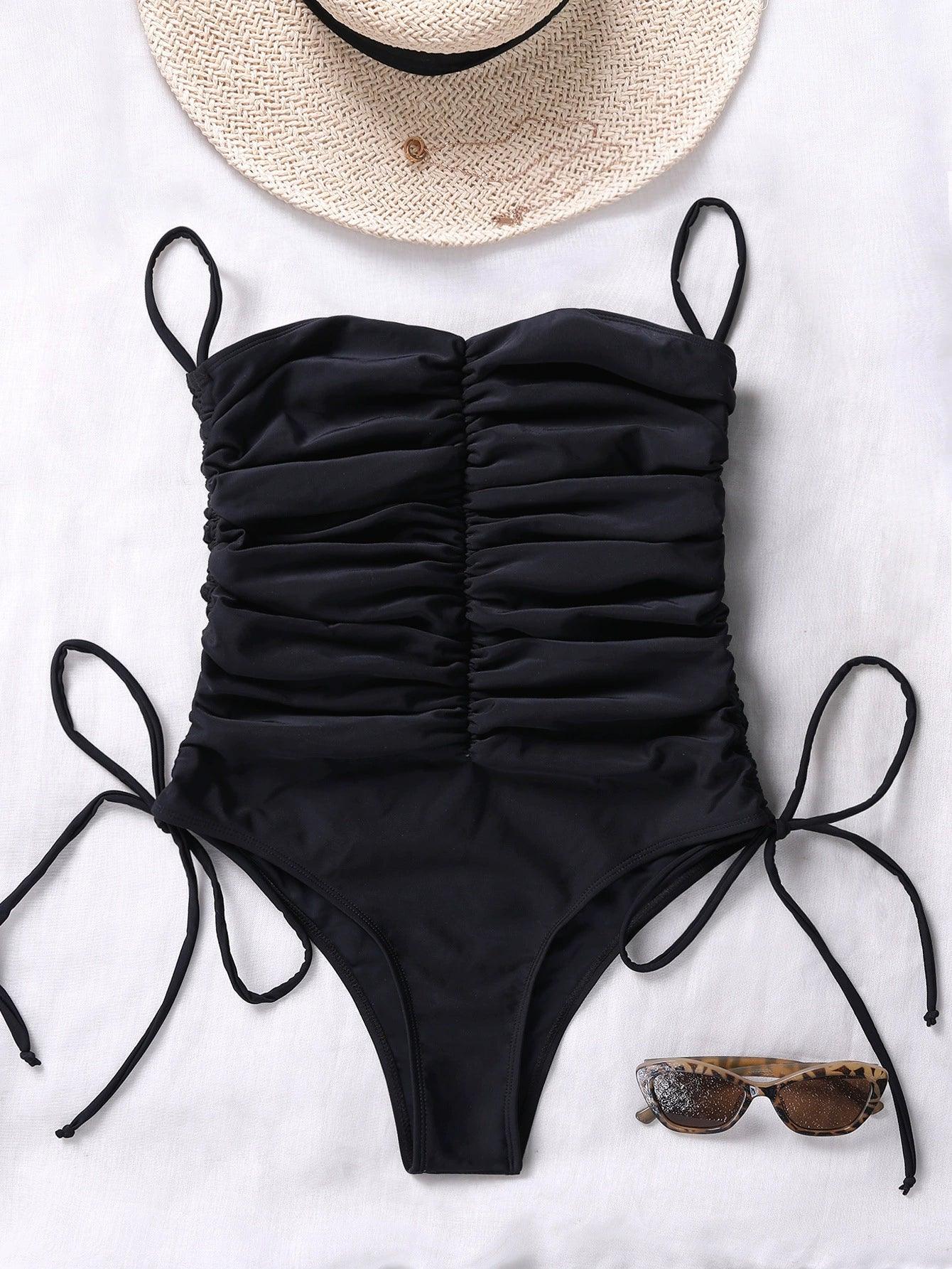 Slimming Ruched High Cut Monokini