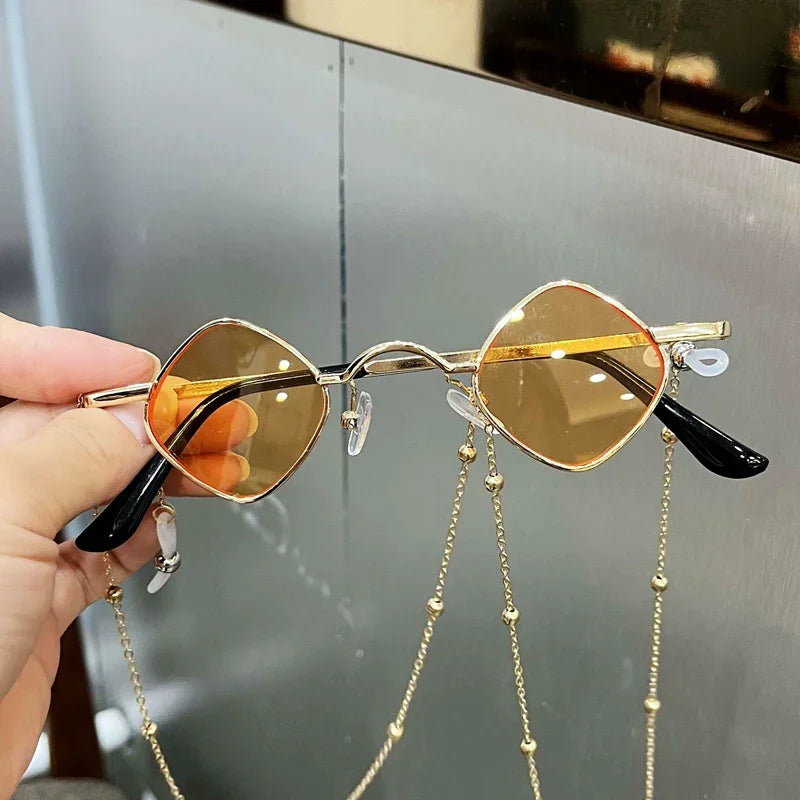 Small Chain Frame Sunglasses for Boys & Girls