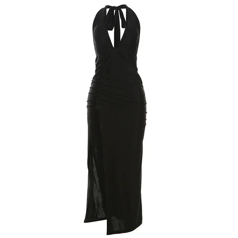 West Palm Deep V Maxi Dress