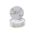 LUX Marble Coasters Heat Resistant 6pcs