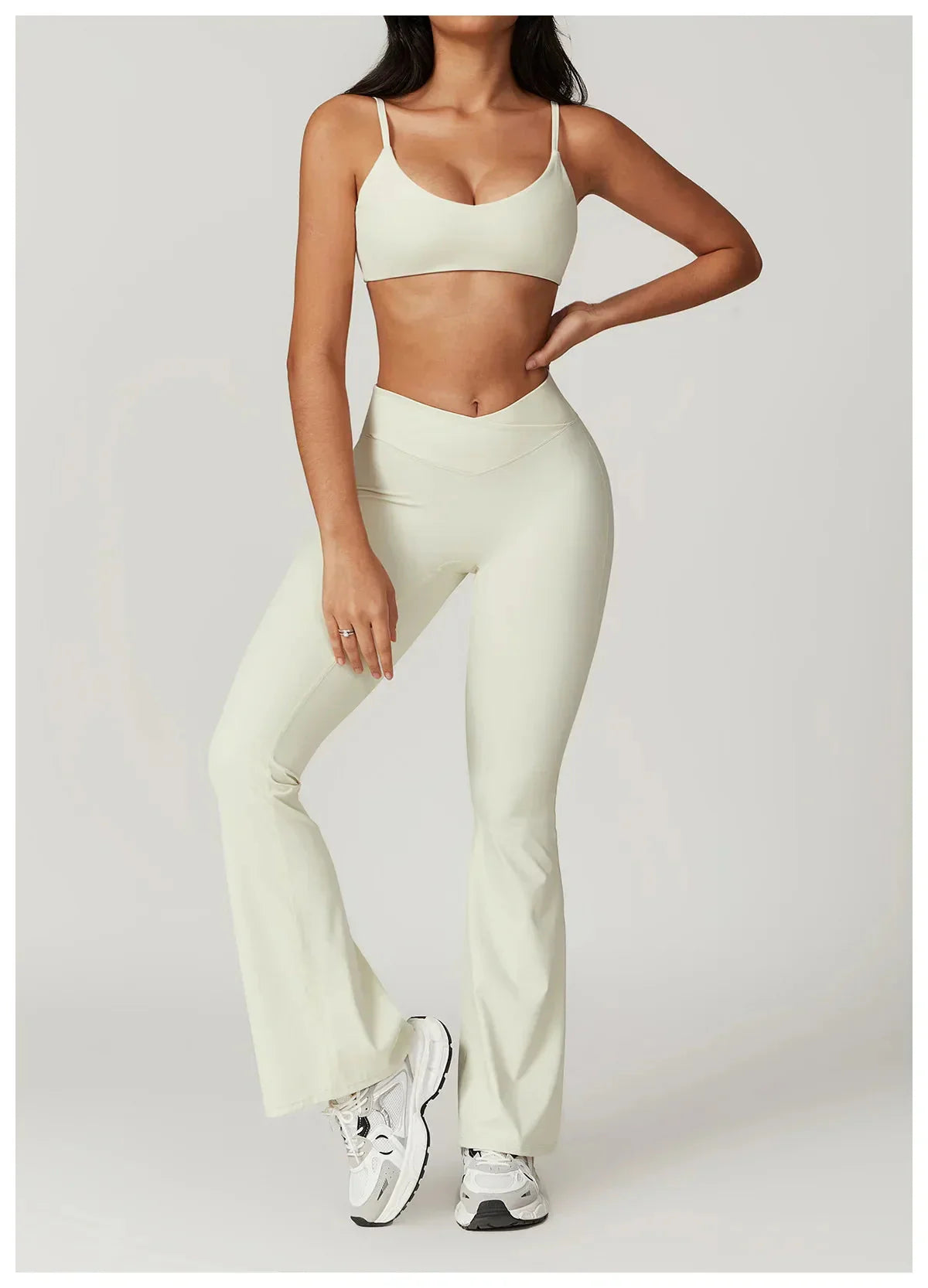 Women's Wide Leg High Waist Yoga Set
