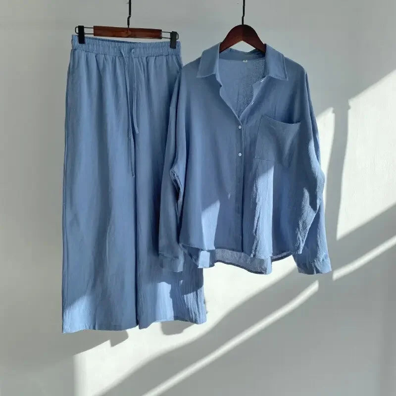 Momma Linen Pajamas