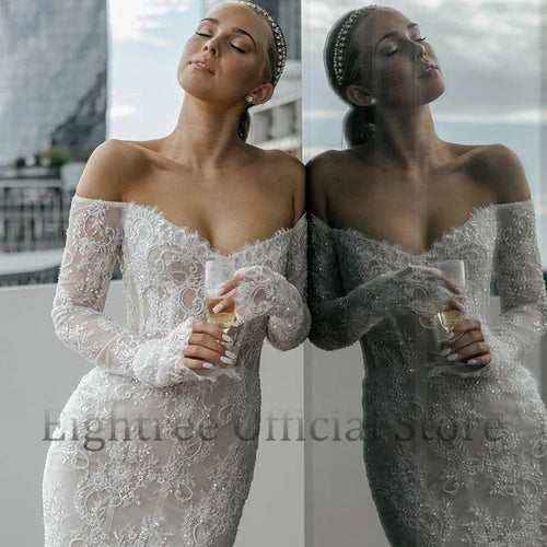 Boho Mermaid Wedding Dress