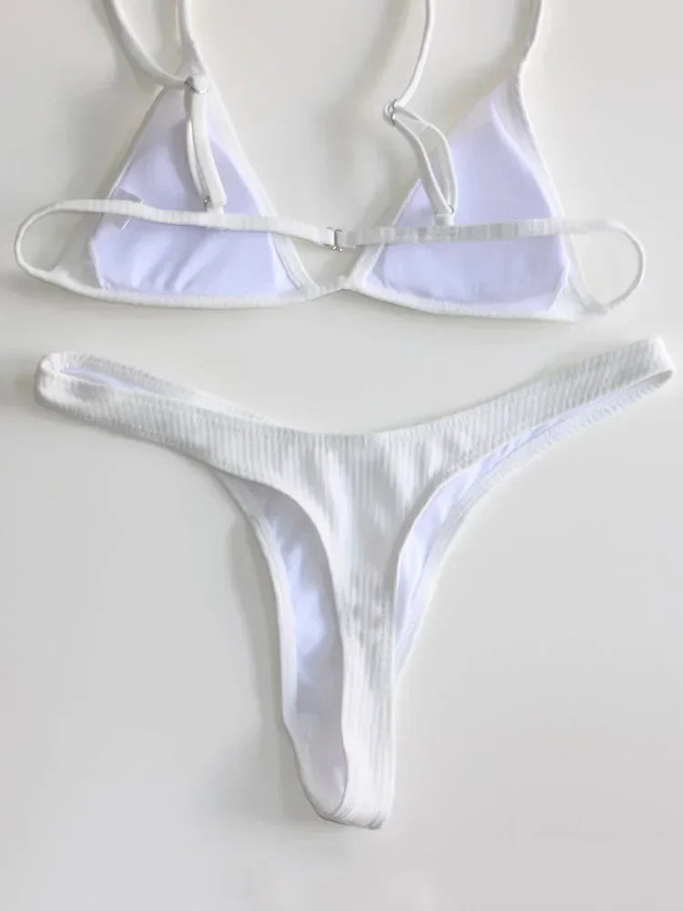 Bandeau Ribbed Bikini