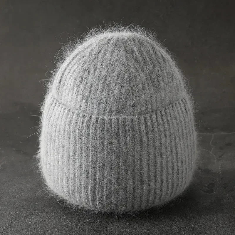 Women’s Rabbit Fur Beanie Hat
