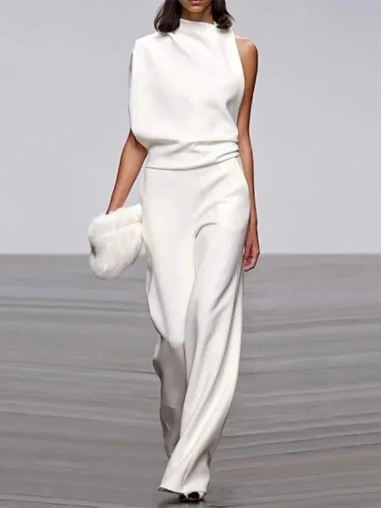LUX Designer Wide Leg Jumpsuit