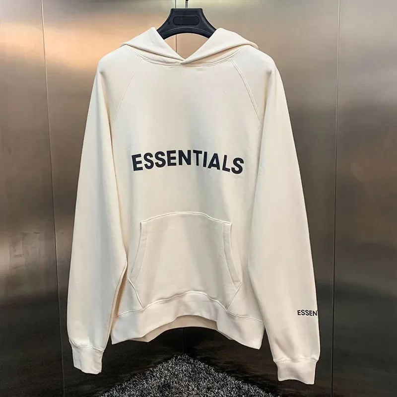 ESSENTIALS Fleece Oversized Hoodie Pullover