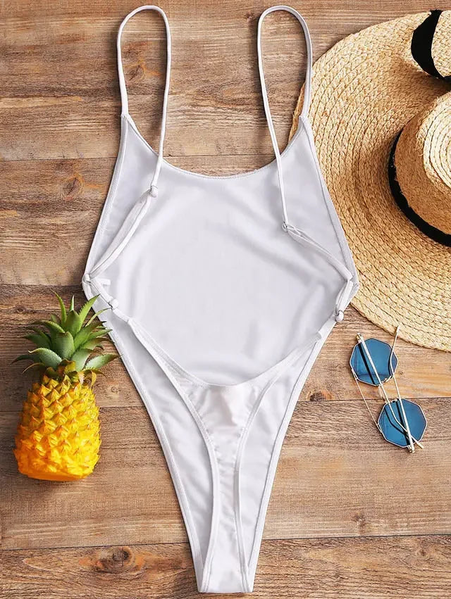 Sassy High Cut Thong Monokini