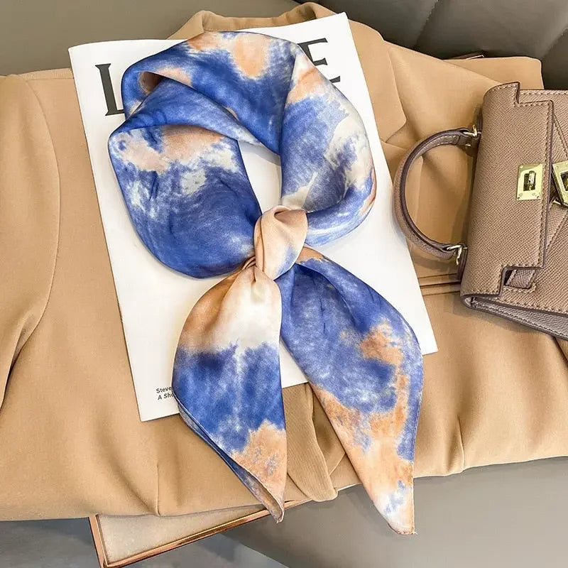 Saturday Afternoon Silk Square Scarf