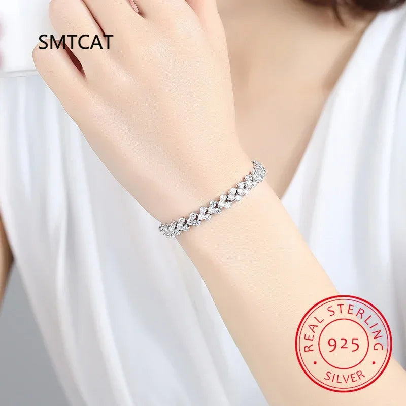 Passion Silver 925 Lab Diamond Bracelet