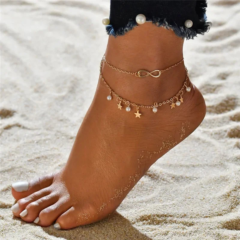 Boho Charm Anklet Chain