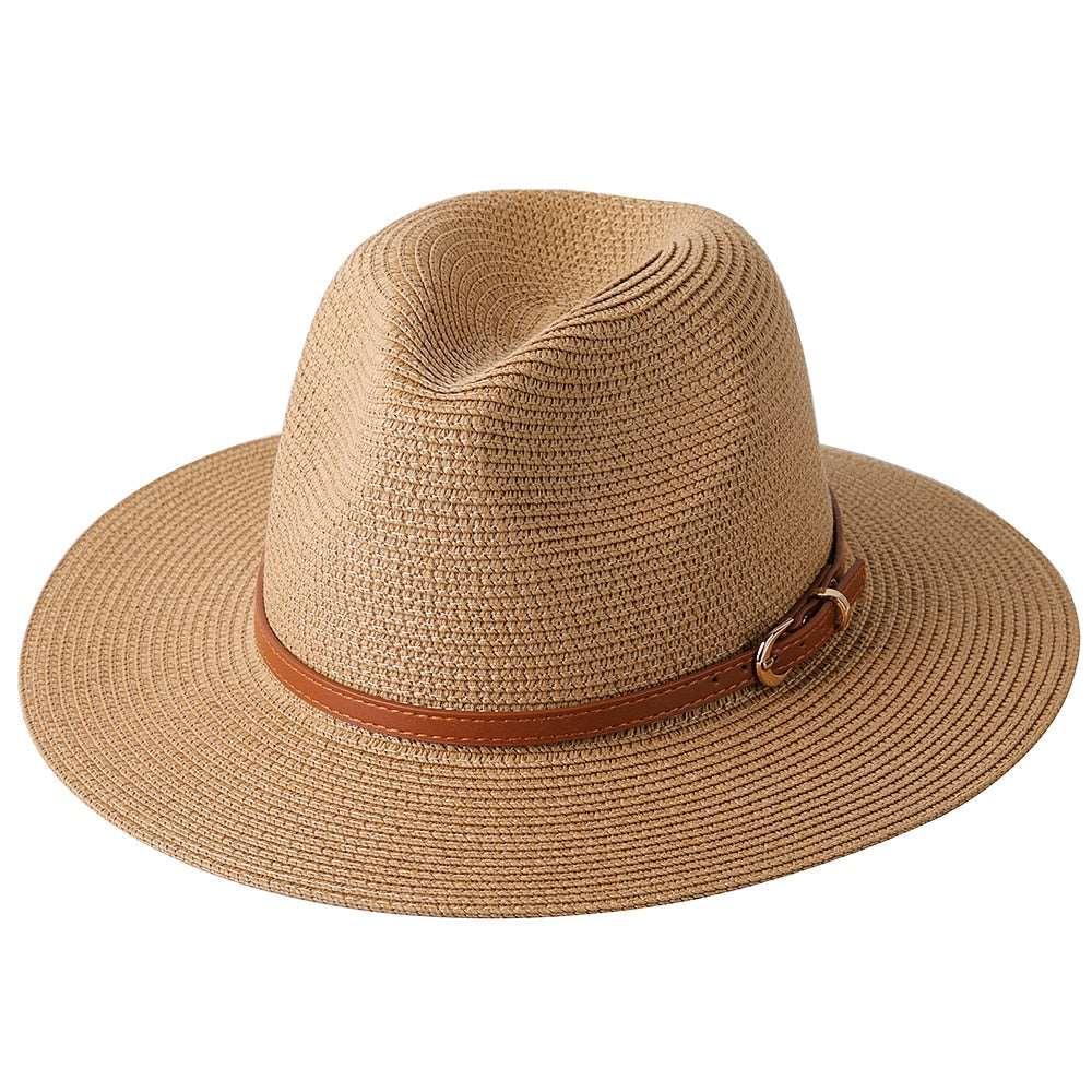 Panama Women/Men Wide Brim Beach Hat UV Protection