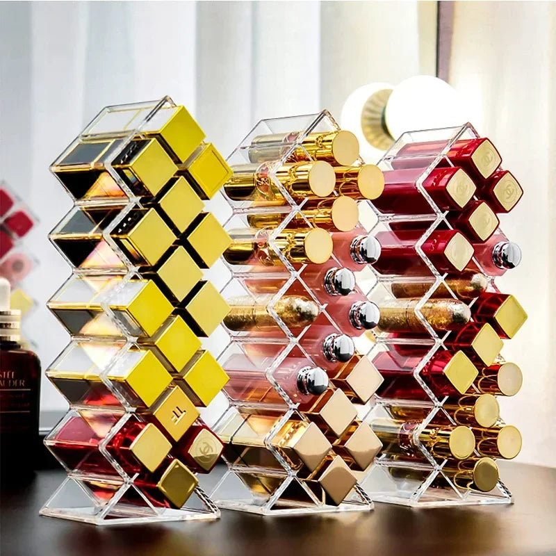 Professional Acrylic Lipstick Organizer