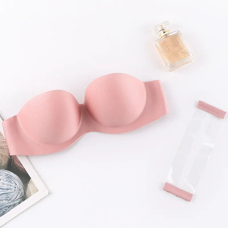Sexy Push Up Strapless Seamless Bralette