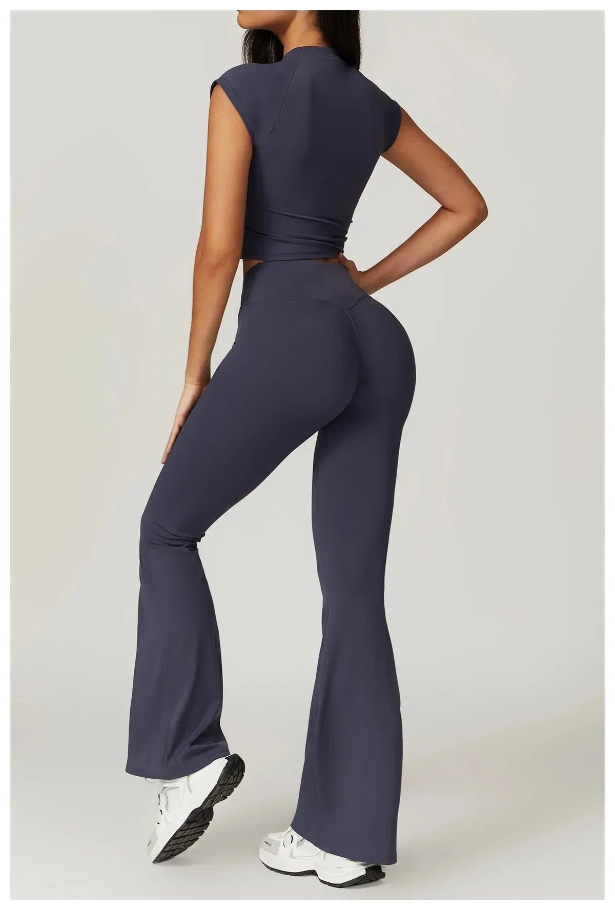 Women's Wide Leg High Waist Yoga Set