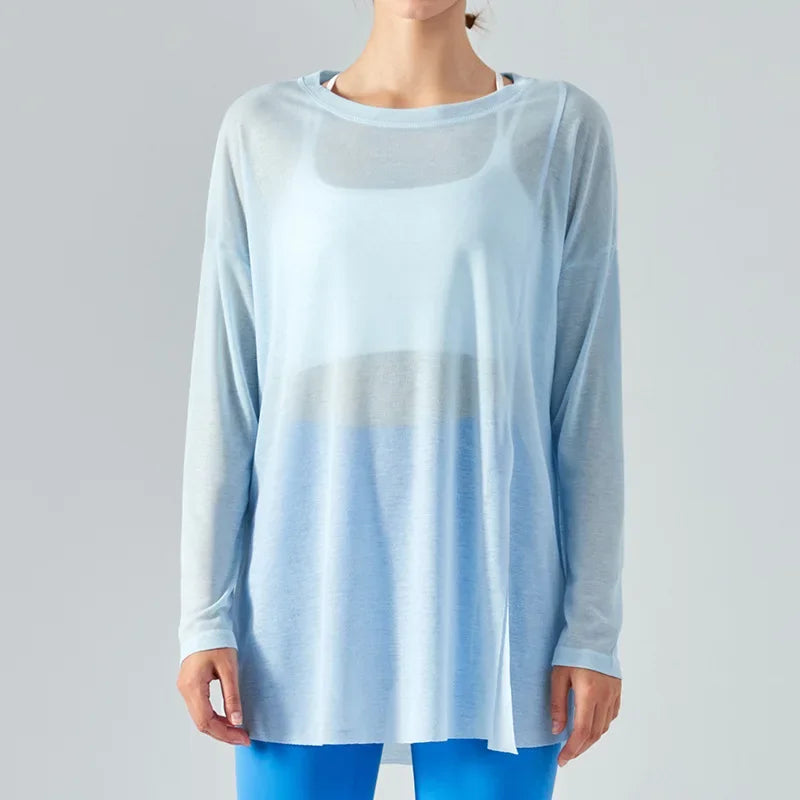 Long Sleeve Yoga Workout Top