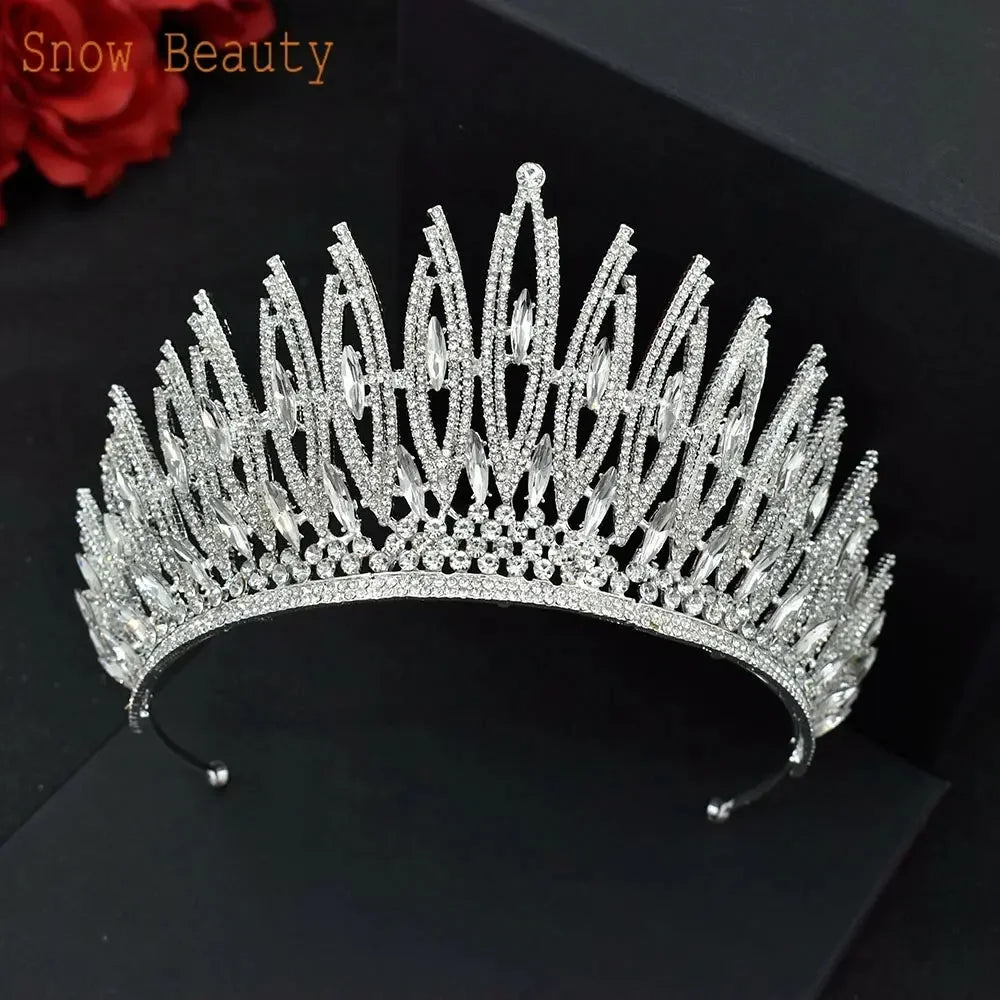 Bridal Headwear Crystal Crown