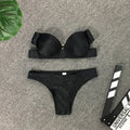 Strapless Double Strap Push Up Bikini