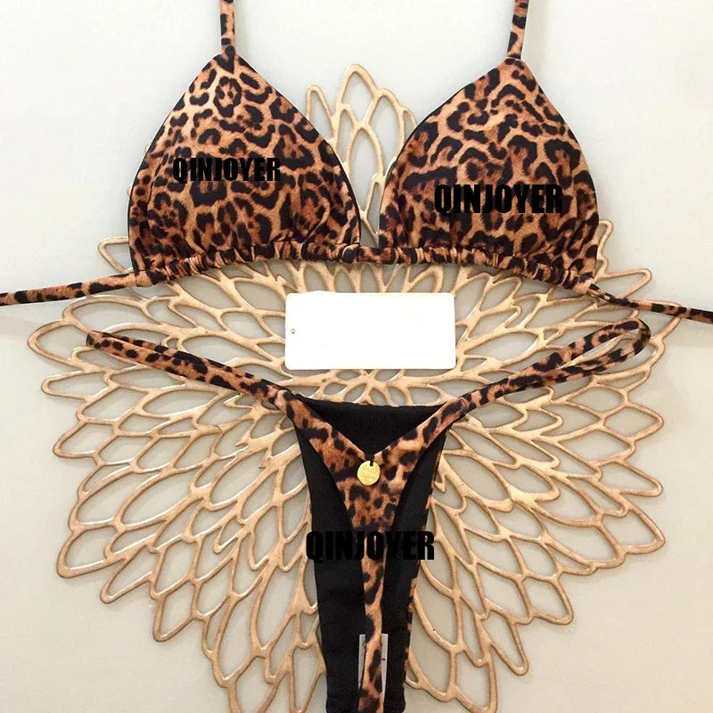 Hottie Print Brazilian Bikini