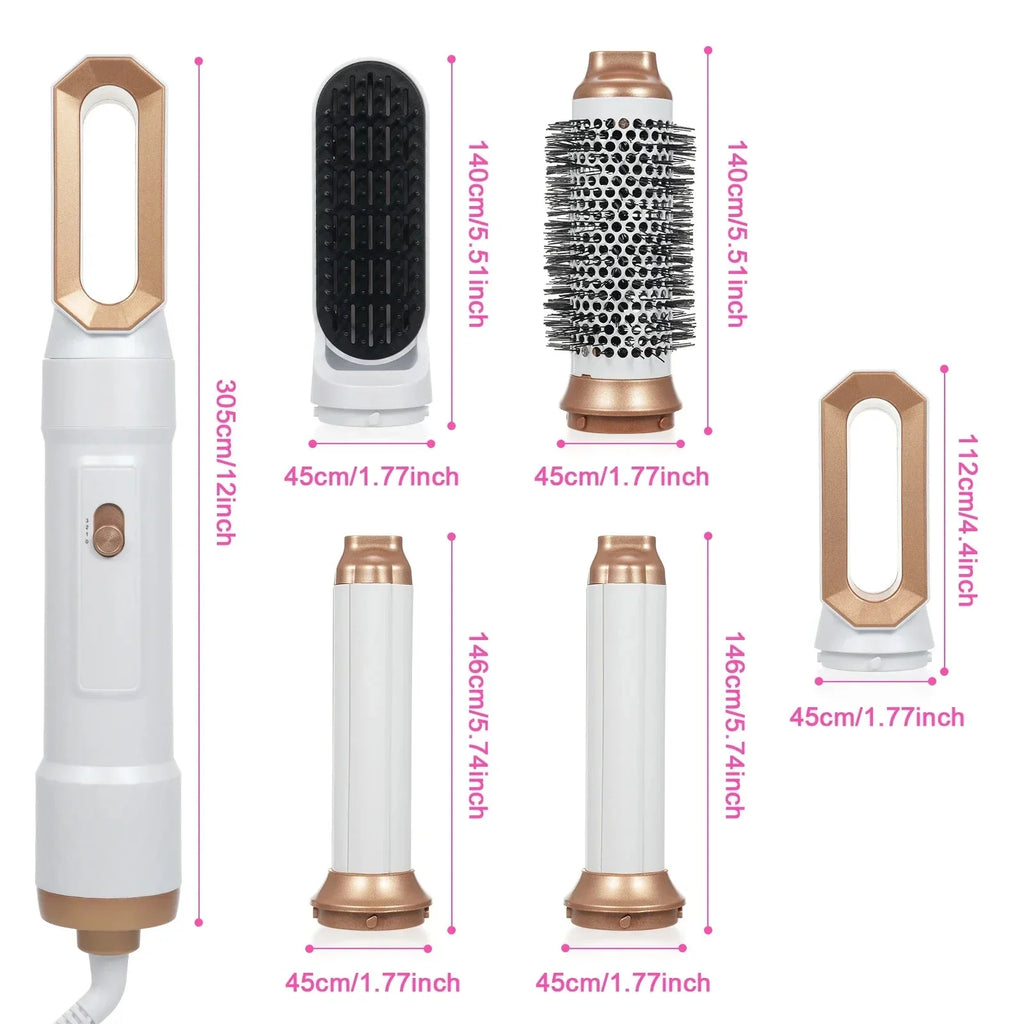 TikTok Viral 5-in-1 Multi Style Hot Air Brush