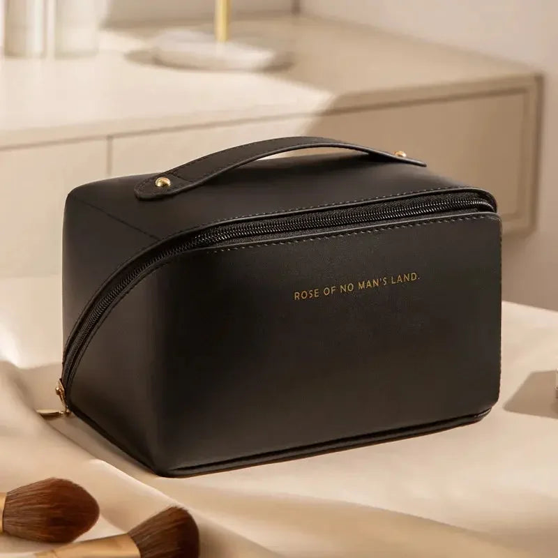 Big Capacity Travel home Use Cosmetic Bag Portable PU Makeup Pouch Women Waterproof Bathroom Wash bag Multifunction Cosmetic Bag