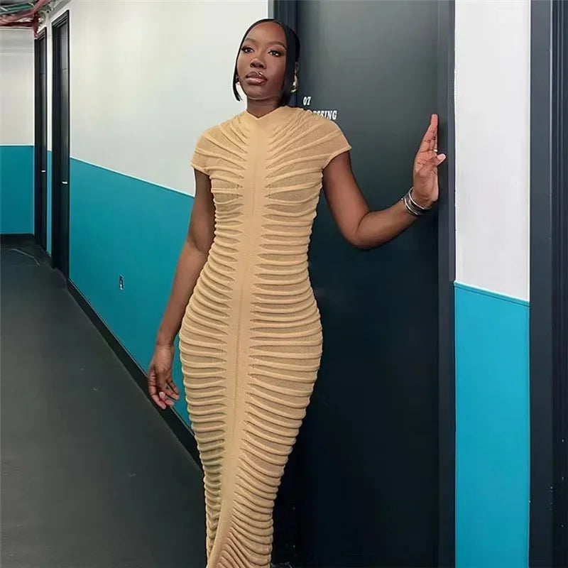 Sherri Sheer Maxi Bodycon Dress