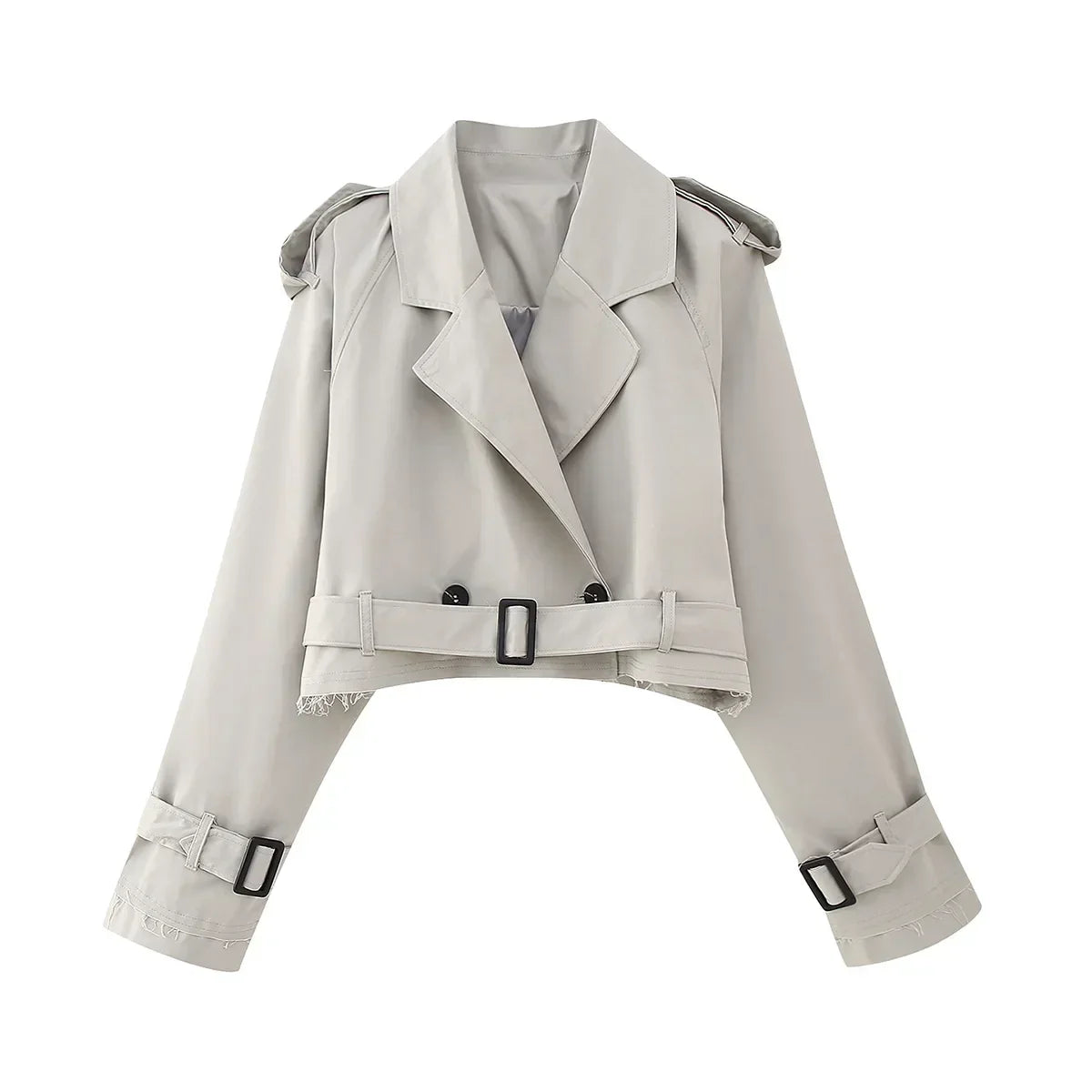 Cassie Cropped Trench