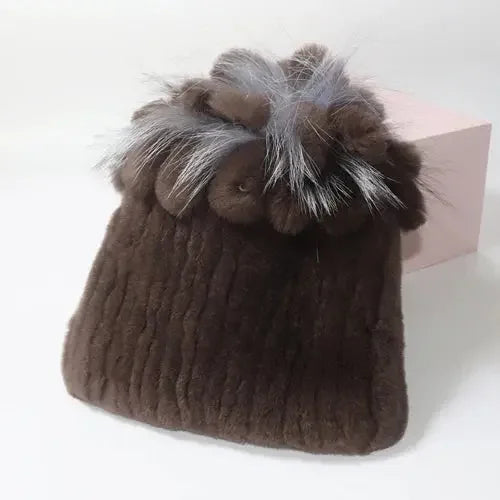 LUX Winter Rabbit Fur Hat