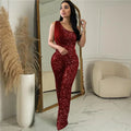 Katie Sleeveless Sequin Party Jumpsuit