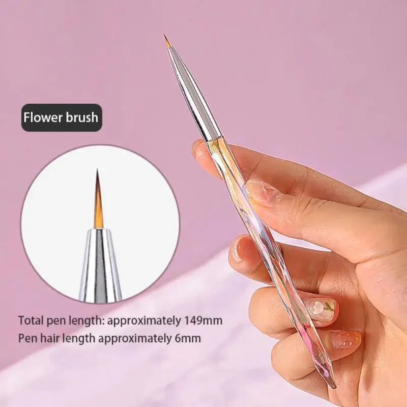 Nail Art Brush Professional Thin Liner Nail Art Decoration Brush Set Nail French Paint UV Gel Acrylic Decoration Tool