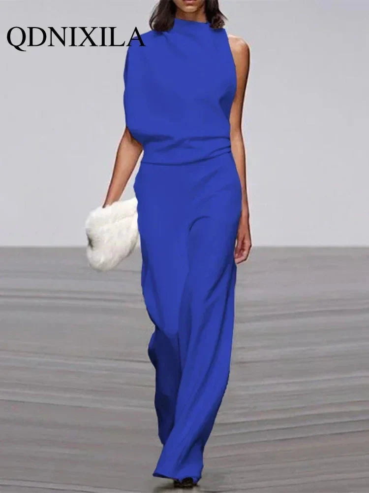 LUX Designer Wide Leg Jumpsuit