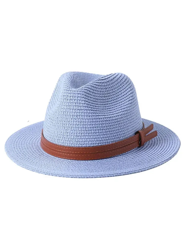 Panama Women/Men Wide Brim Beach Hat UV Protection