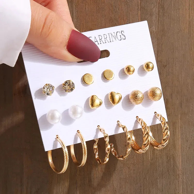 Vintage Dangle Earrings Set
