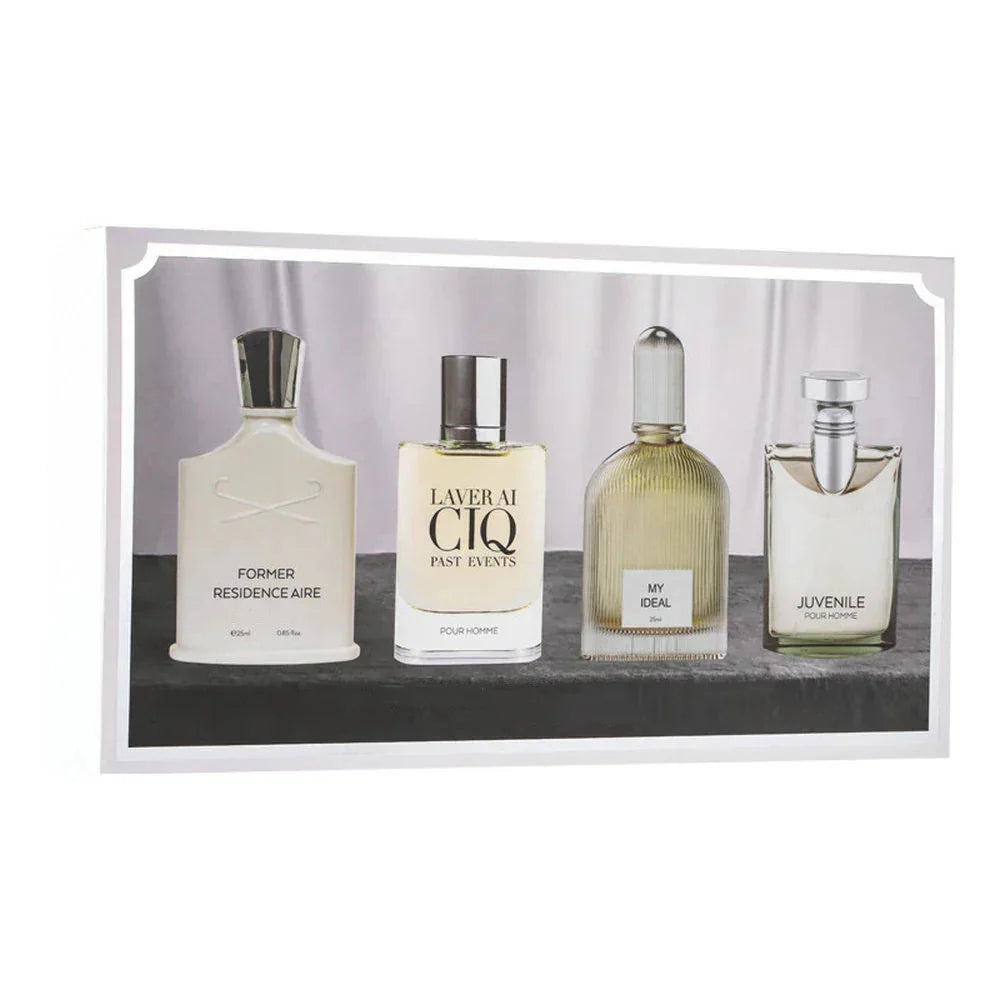 Brand Perfume Men Cologne 100ml Gift Box 4PCS Set Profumo Uomo Lasting Fragrance Spray Floral Scent Pheromone Parfums Homme