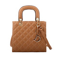Diamond Stitch Handle Bag