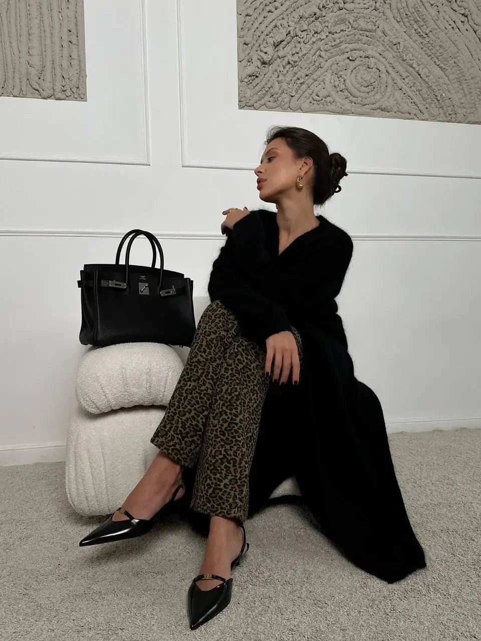 Soft Knit Cardigan & Midi Dress