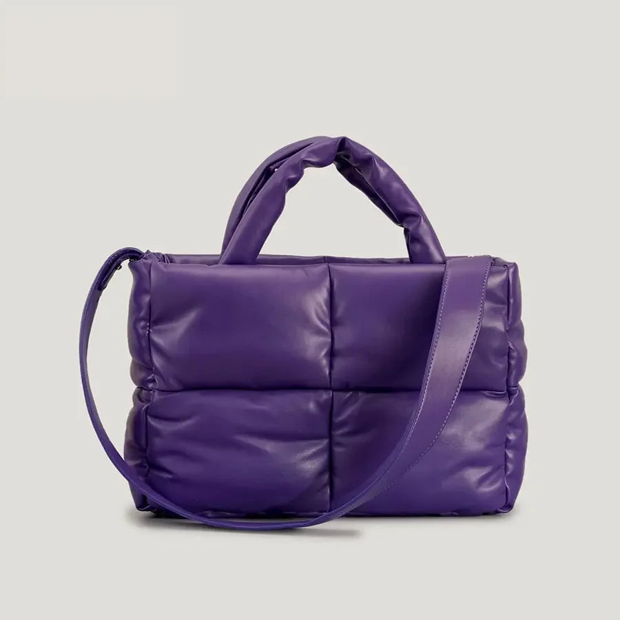 Large Tote Padded Handbag