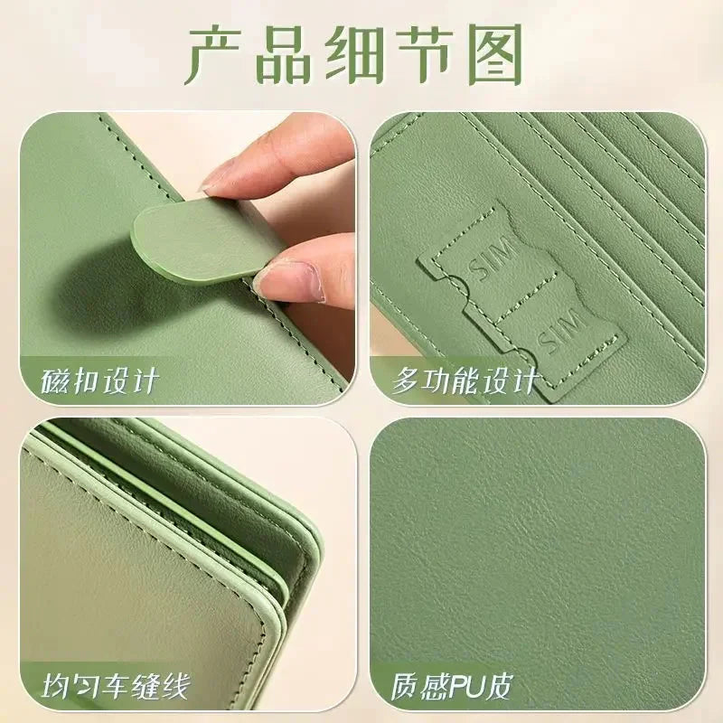 RFID Passport Cover Case Passport Holder Multifunctional Passport Wallet ID Credit Card Holder Travel Wallet Travel Accessories