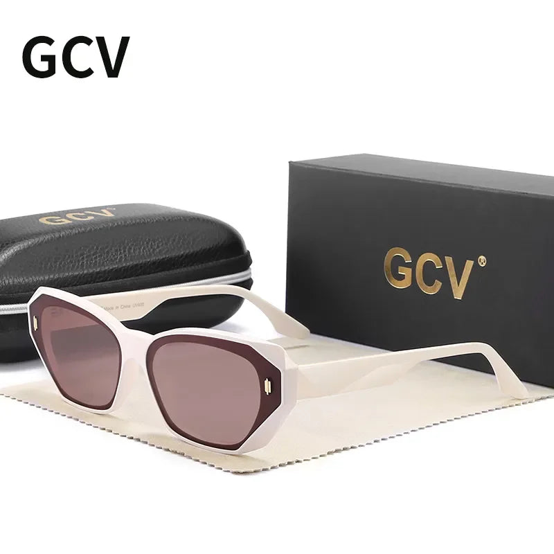 GCV Cat Eye Polarized Sunglasses UV400