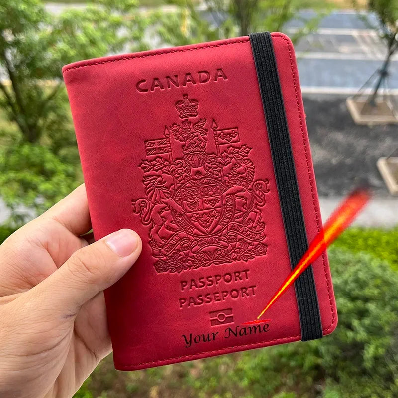 Travel accessories Canadian Passport Cover Protector Pu Leather covers for Passport  Drop Shipping