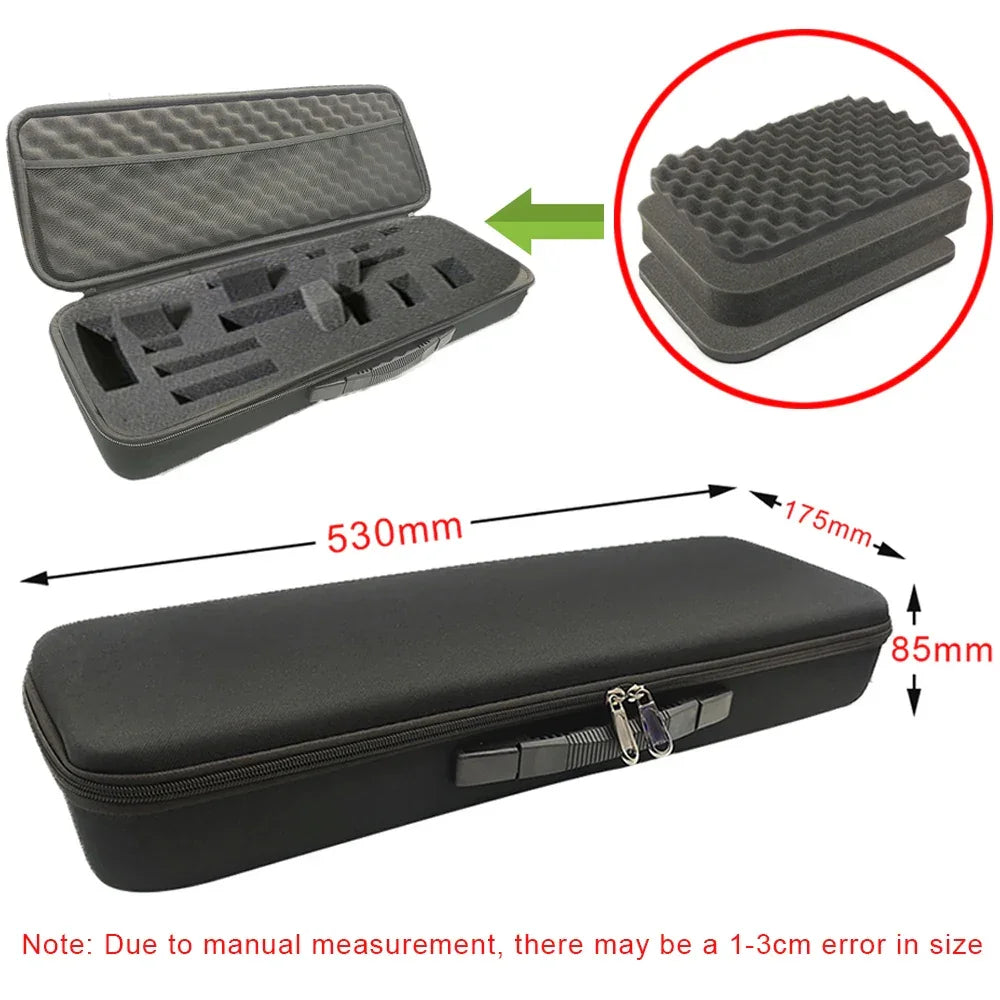 8 Slot Watch Storage Box Shockproof Watch Carry Case Organizer Protective Canvas EVA Hard Shell Zipper Watch Storage Case