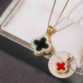 One Four-leaf clover lady small crowd necklace pendant titanium steel necklace lady jewelry