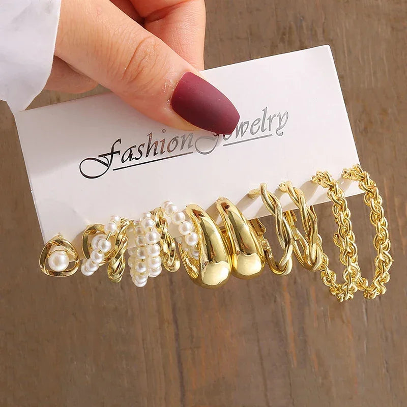 Vintage Dangle Earrings Set