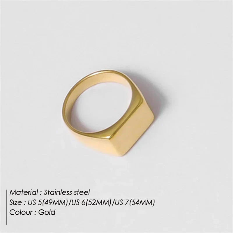 Fashion Ring 316L Stainless Steel Ring Anillo Ringen Mujer Women Rings Bague Couple Matching Jewlery Fashion Gifts Do not fade