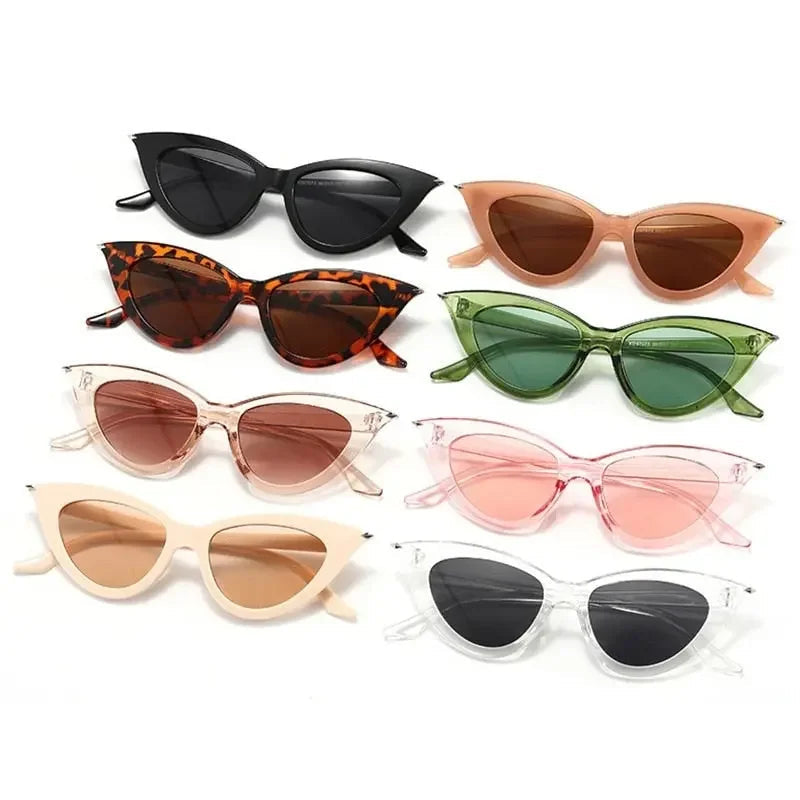 OLOPKY Cat Eye Sunglasses Women 2022 Luxury Brand Vintage Eyewear Women Retro Cateye Sunglasses for Women Lentes De Sol Mujer