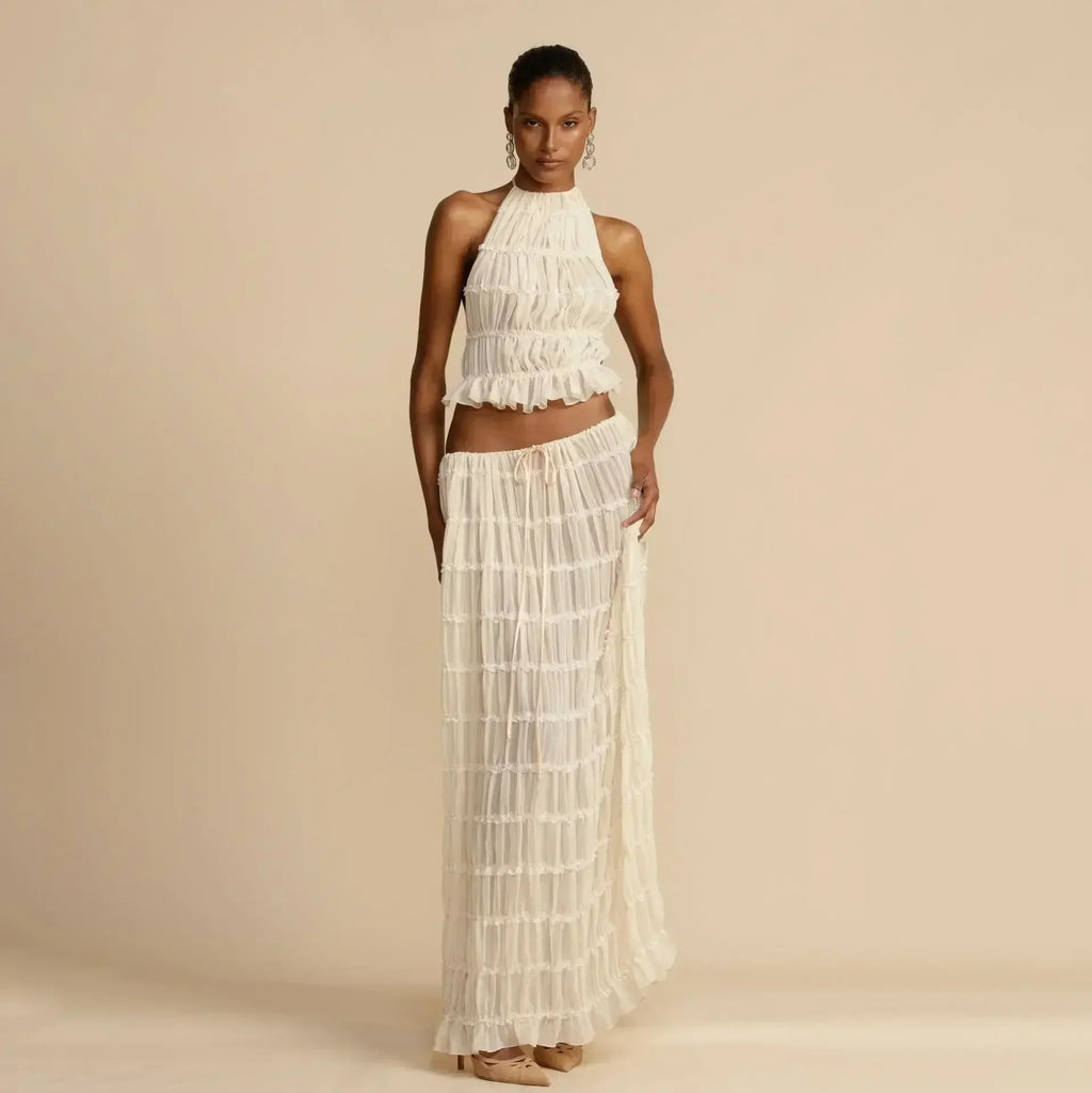 Boho Chic Long Skirt Set