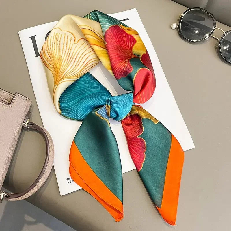 Saturday Afternoon Silk Square Scarf