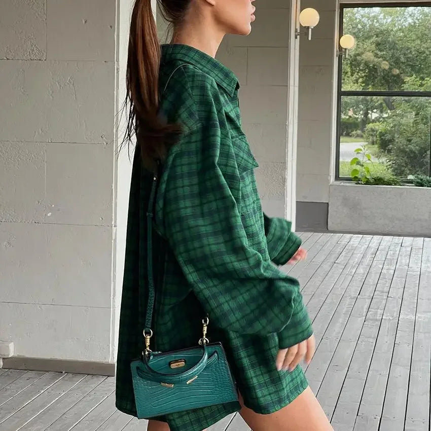 Autumn Oversized Loose Fit Long Blouse