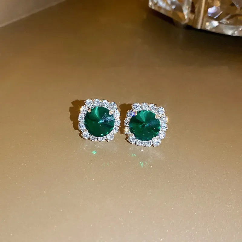Lux Green Crystal Necklace