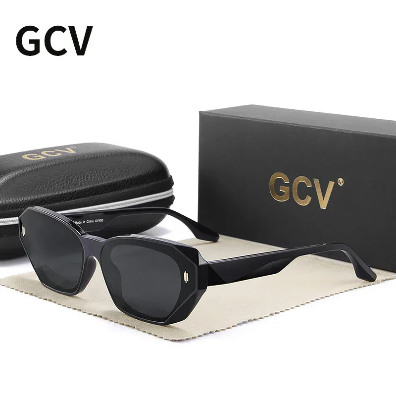 GCV Cat Eye Polarized Sunglasses UV400